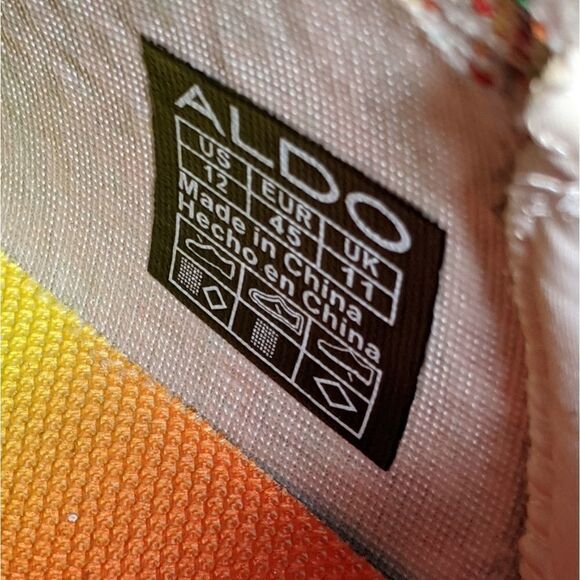 Aldo Mx2b White Multicolor Sneakers - Picture 7 of 8